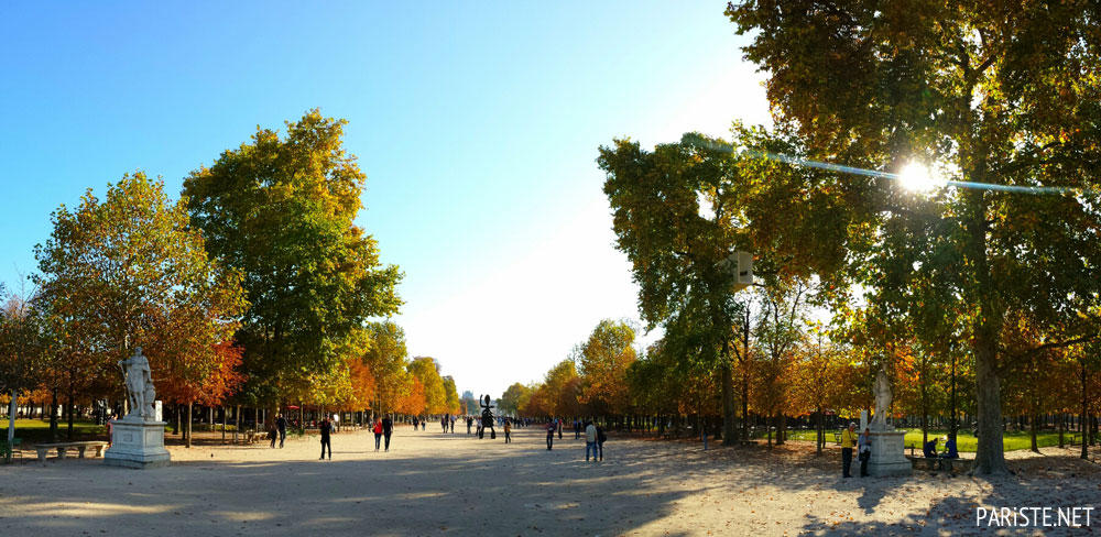 Tuileries Bahçesi - Jardin des Tuileries - Tuileries Garden Pariste.Net