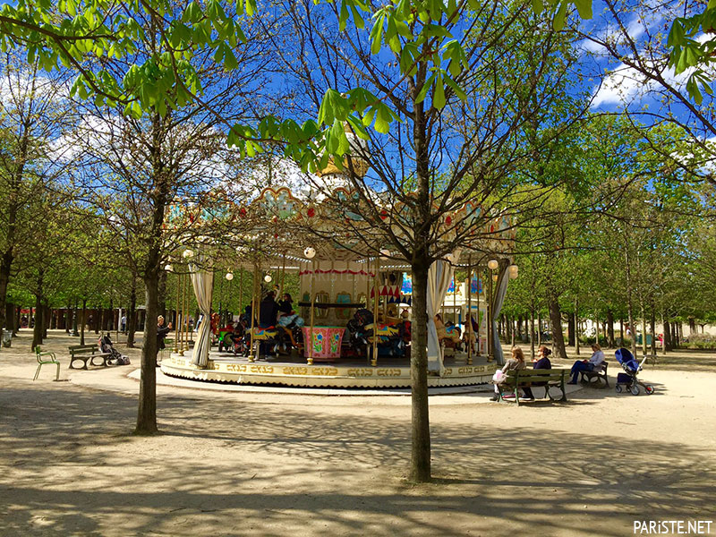Tuileries Bahçesi - Jardin des Tuileries - Tuileries Garden Pariste.Net