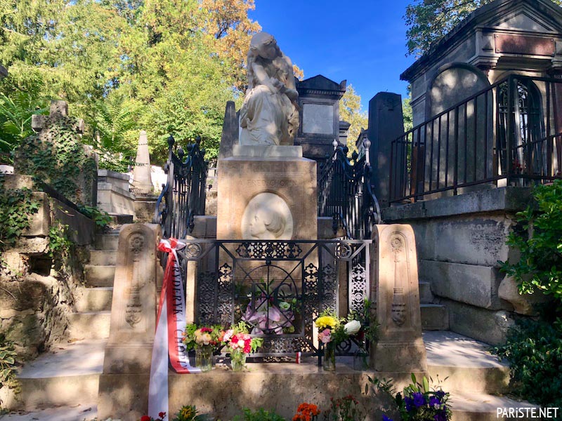 Pere Lachaise Mezarlığı – Cimetière du Père Lachaise Pariste.Net Chopin'in Mezarı