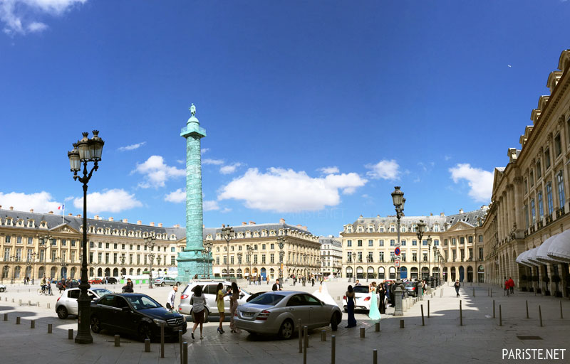 Place Vendome - Vendome Meydanı Pariste.Net
