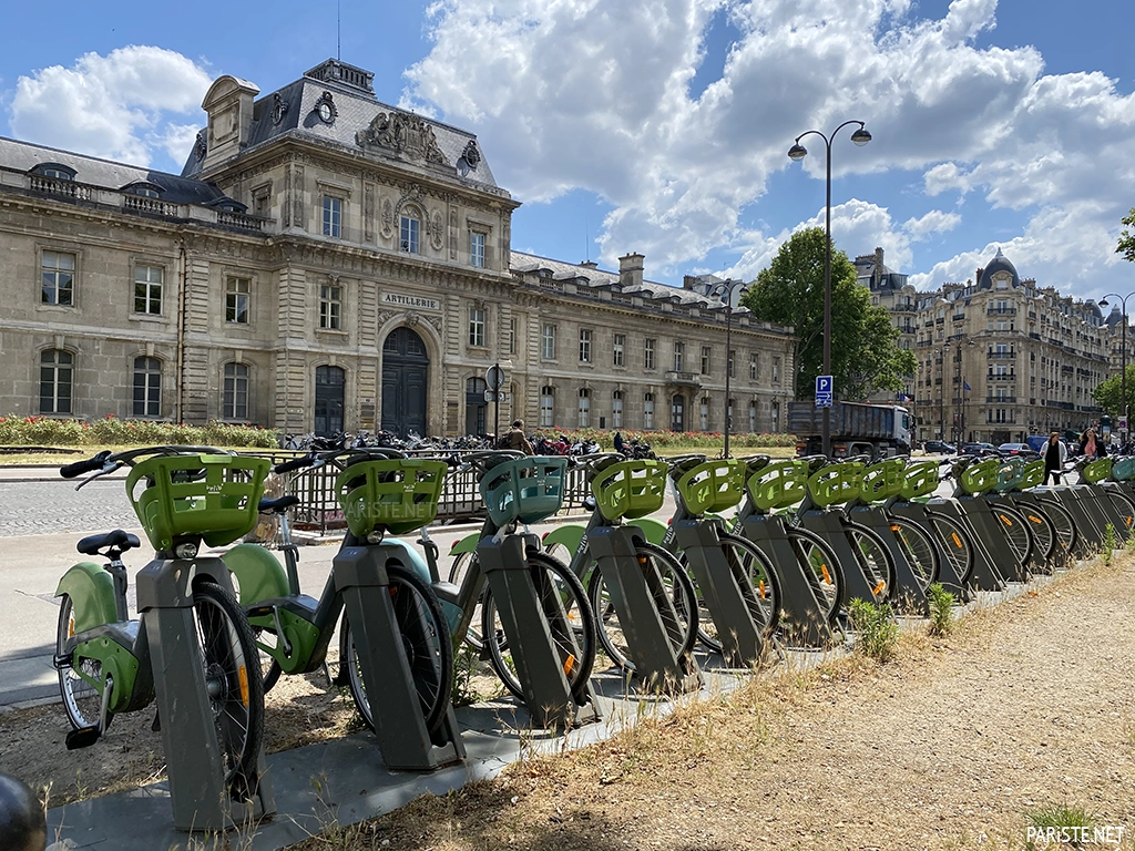 Velib Kiralik Bisiklet Eyfel Kulesi Paris Pariste.Net