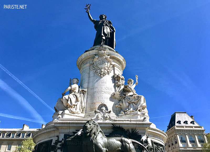 Place de la République - Republique Meydanı Pariste.Net