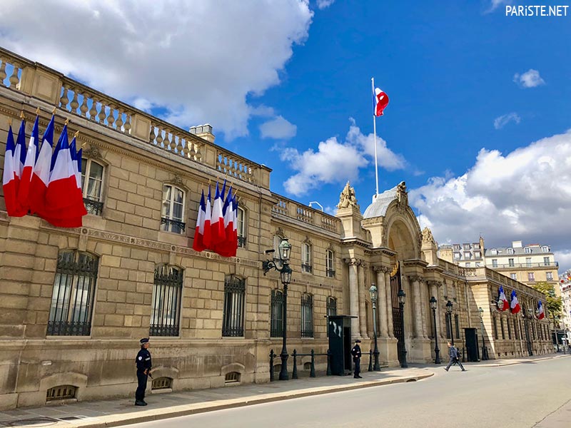 Palais de l'Elysée - Elysée Sarayı Pariste.Net