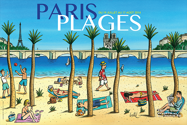 Paris Plajları - Paris Plages 2014 Pariste.Net