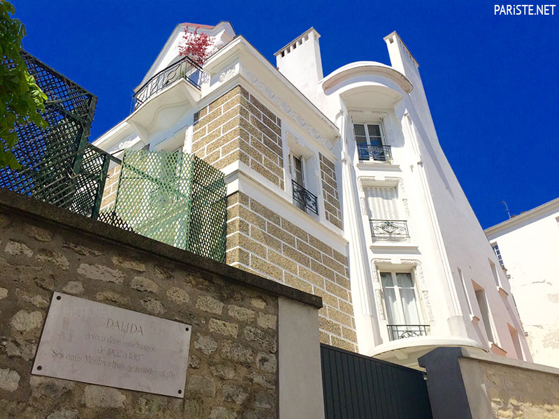 Dalida ile Paris'te Bir Gün Pariste.Net Montmartre Dalida'nın Evi