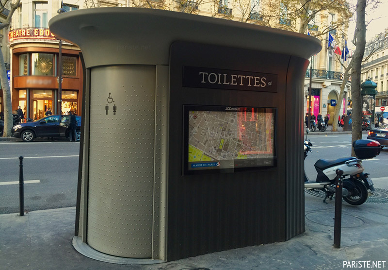 Paris Şehir Tuvaletleri - Toilettes W.C. Paris Pariste.Net