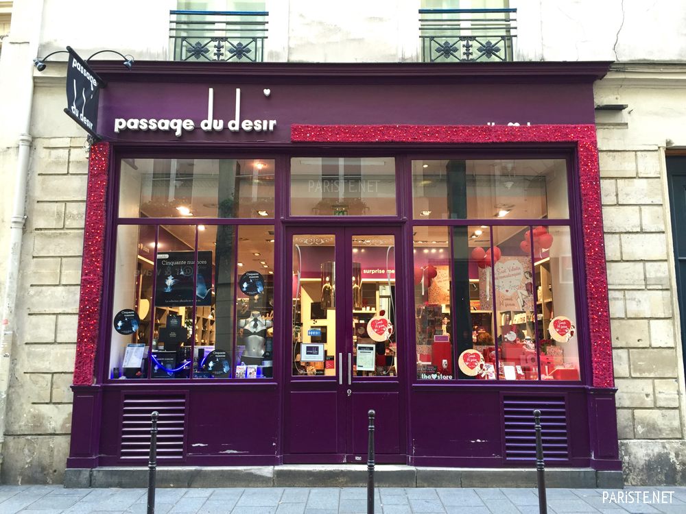 Passage du Desir LoveStore Paris Pariste.Net