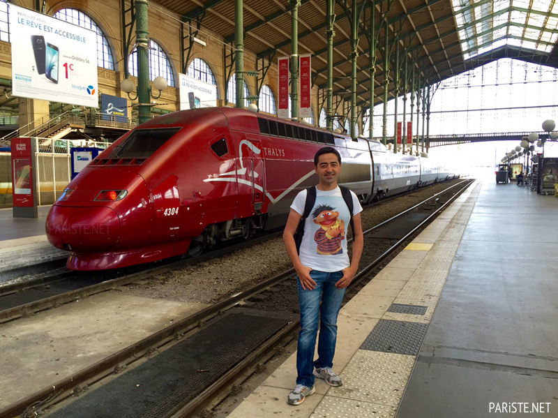Thalys TGV Hızlı Tren Amsterdam Brüksel Pariste.Net Ahmet ORE
