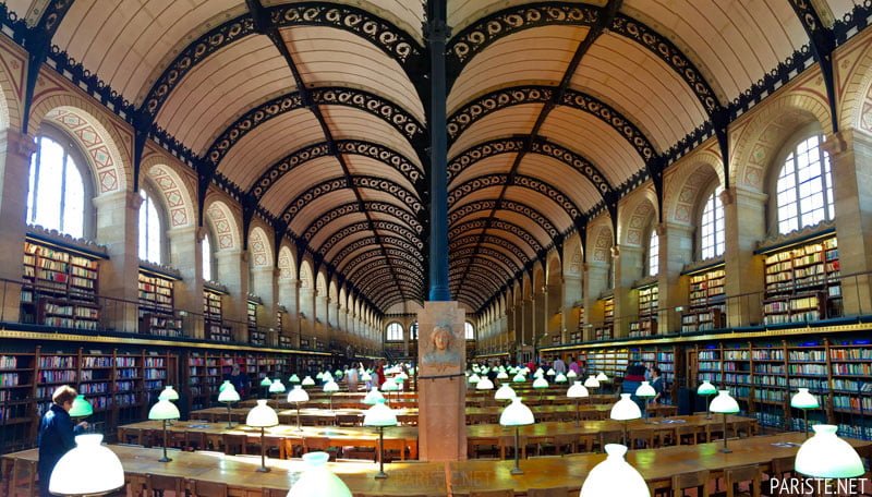 Bibliotheque Sainte-Genevieve Kutuphanesi Paris Pariste.Net