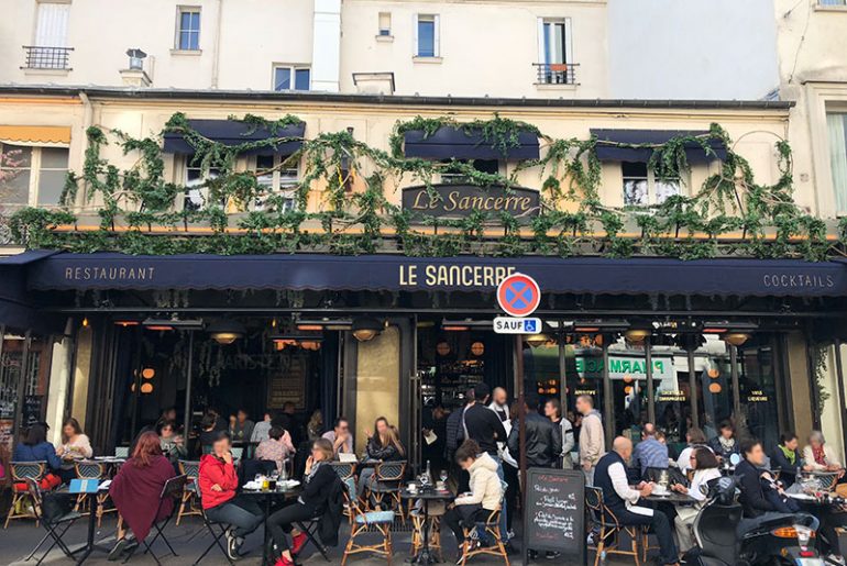 Le Sancerre 35 Rue Des Abbesses 75018 Paris Montmartre'ta Sevimli Bir Restoran: Le Sancerre - Pariste.Net