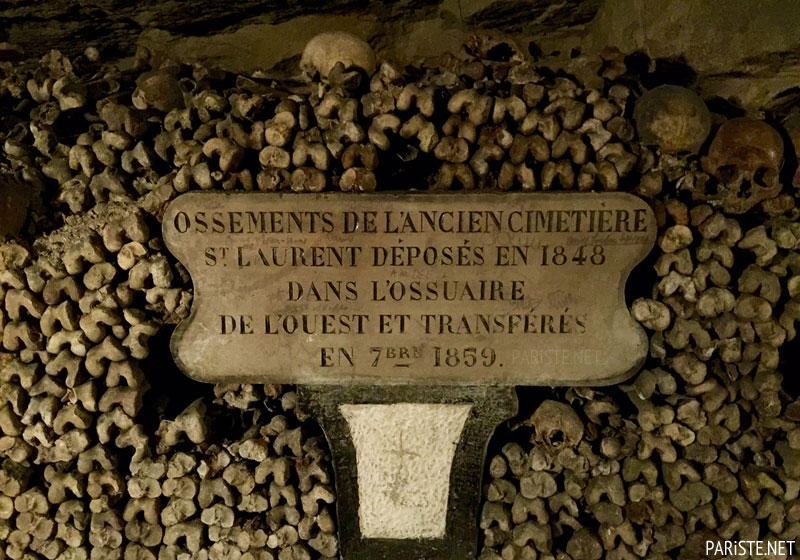 Paris Yeraltı Mezarları - Catacombes de Paris Pariste.Net