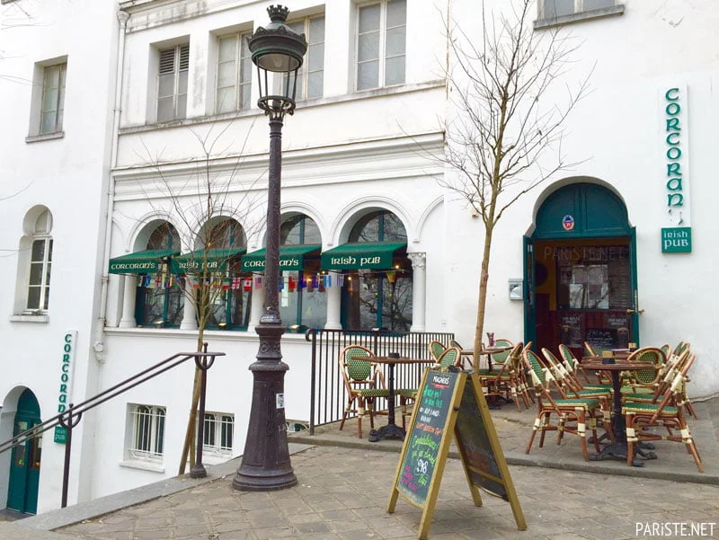 Corcorans Irish Pub Montmartre Paris Pariste.Net