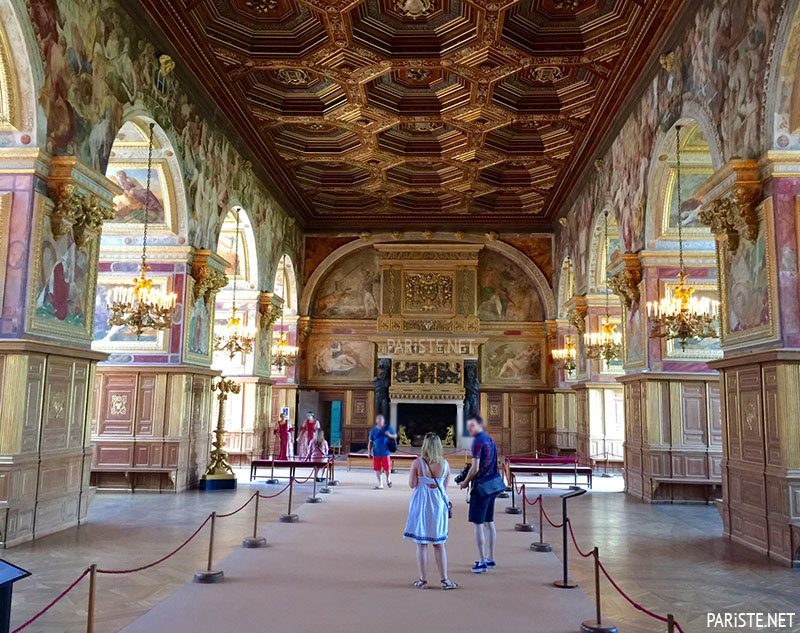 Fontainebleau Şatosu - Chateau de Fontainebleau Pariste.Net