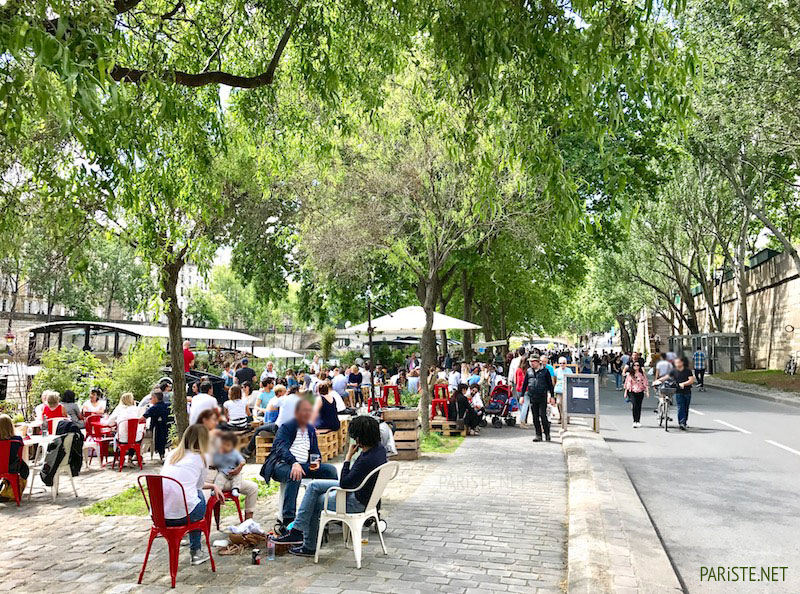 Seine Nehri Kıyısına Yürüyüş Alanı: Parc Rives de Seine Paris Pariste.Net