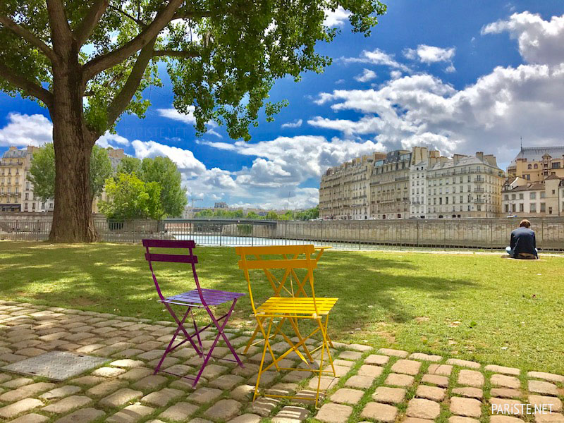 Seine Nehri Kıyısına Yürüyüş Alanı: Parc Rives de Seine Paris Pariste.Net