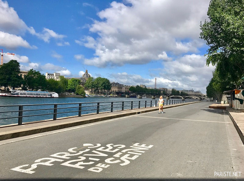 Seine Nehri Kıyısına Yürüyüş Alanı: Parc Rives de Seine Paris Pariste.Net