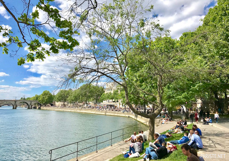 Seine Nehri Kıyısına Yürüyüş Alanı: Parc Rives de Seine Paris Pariste.Net